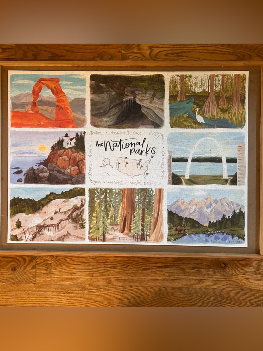 The National Parks 1,000 piece puzzle
